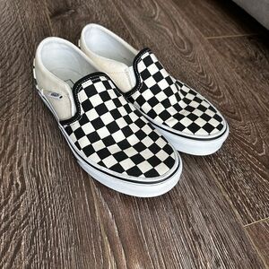 Vans Classic Checkerboard Slip-On Shoes